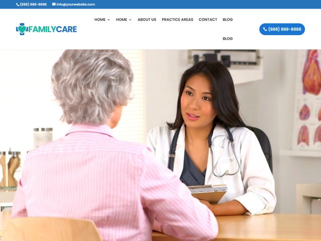 Family Doctor website design demo