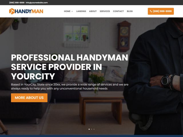 Handyman website design demo