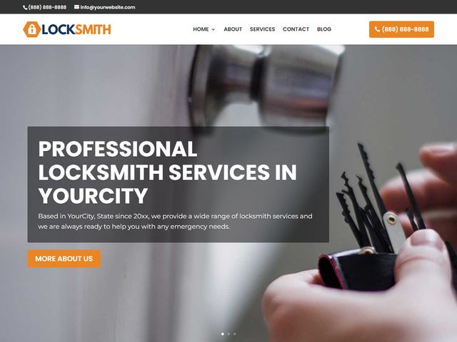 Locksmith website design demo